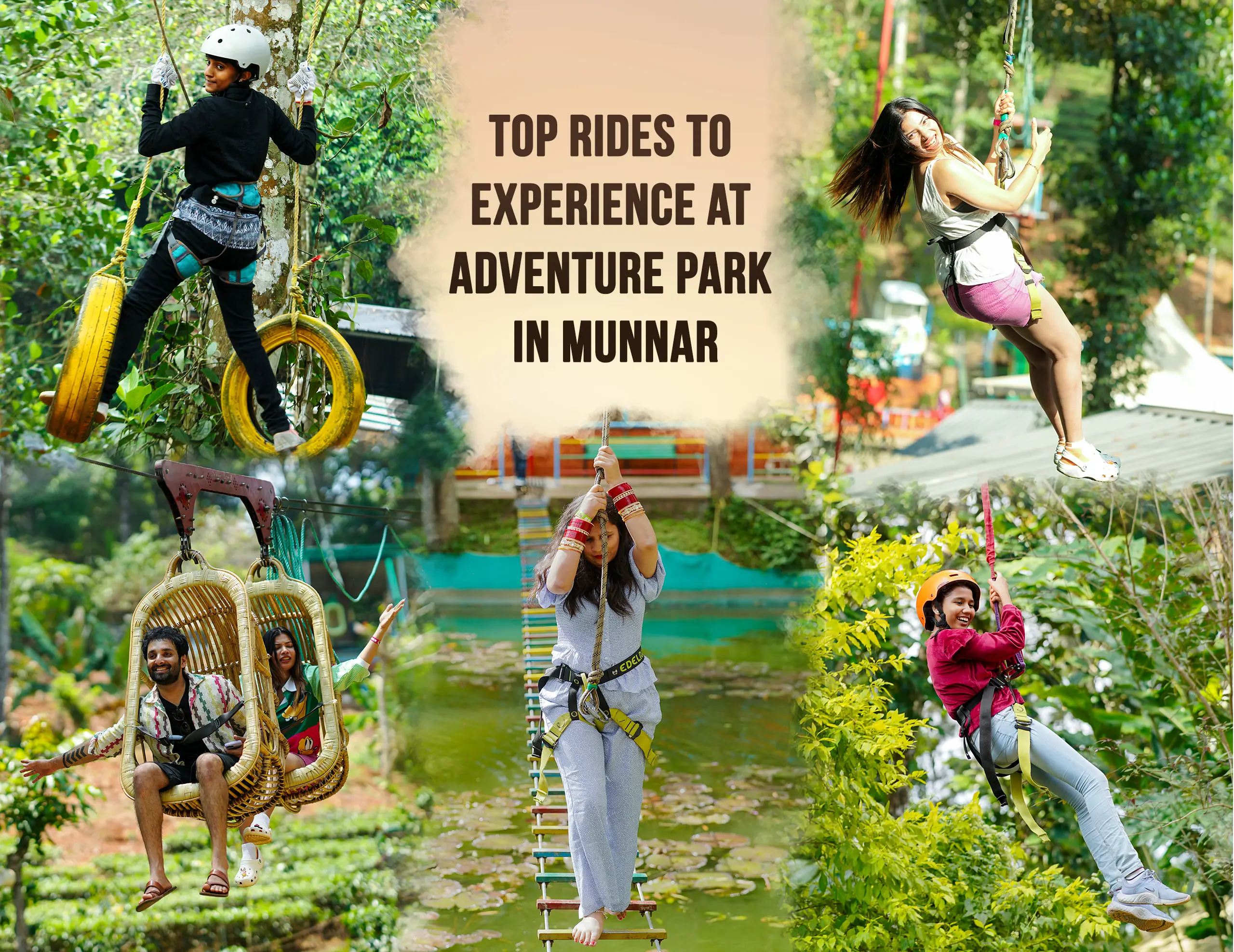 top rides to experience at adventure park in munnar